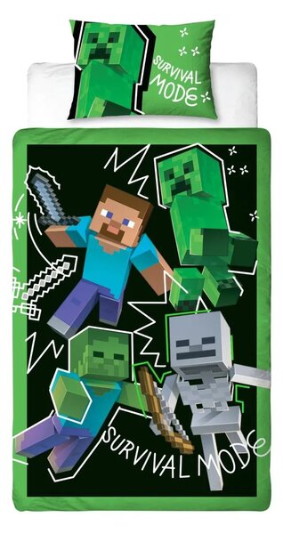 Detské obliečky MINECRAFT MOOD farebné Rozmer obliečky: 70 x 80 cm | 140 x 200 cm