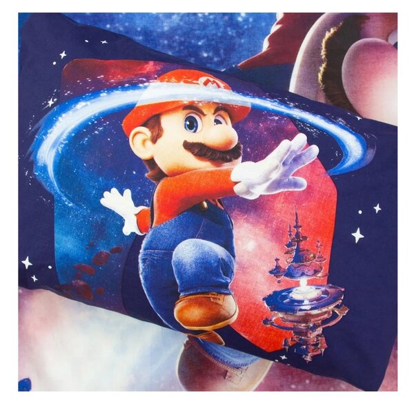 3D Bavlnené obliečky MARIO GALAXY farebné, 100% bavlna Rozmer obliečky: 70 x 80 cm | 140 x 200 cm