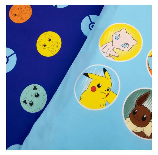 Detské obliečky POKÉMON TEAM farebné Rozmer obliečky: 70 x 80 cm | 140 x 200 cm