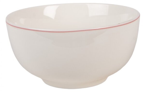 Porcelánová miska so srdiečkom Beautiful Heart - Ø 14*7 cm / 500 ml - Clayre & Eef