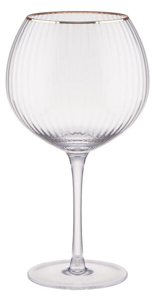GOLDEN TWENTIES Sada pohárov na gin so zlatým okrajom 650 ml