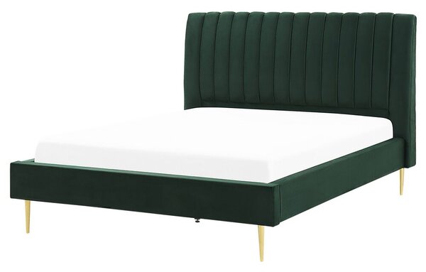 Manželská posteľ 160 cm Marvik (zelená). Vlastná spoľahlivá doprava až k Vám domov. 1081282