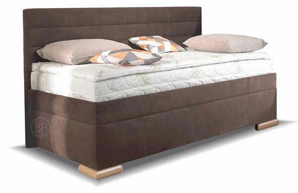 Posteľ boxspring VENETO s bočným čelom a úložným priestorom