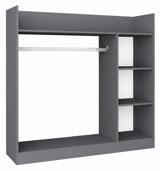 OTVORENÁ ŠATNÍKOVÁ SKRIŇA, 118/115/35 cm Livetastic - Skrine, Online Only