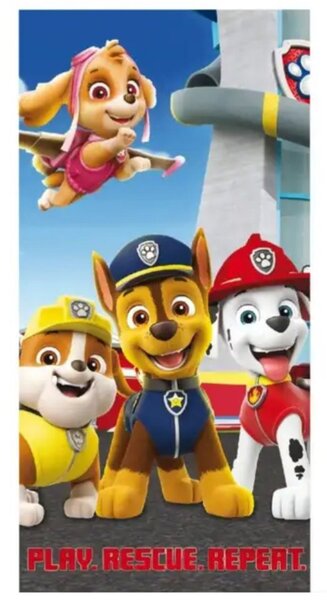 Detská osuška PAW PATROL modrá 70X140cm Faro