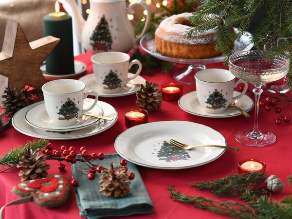 KÁVOVÝ SERVIS Tannenbaum bunt 18-dielne Creatable - Jedálenské sety, Online Only