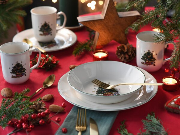 KOMBINOVANÝ SERVIS Tannenbaum bunt 16-dielne Creatable - Jedálenské sety, Online Only