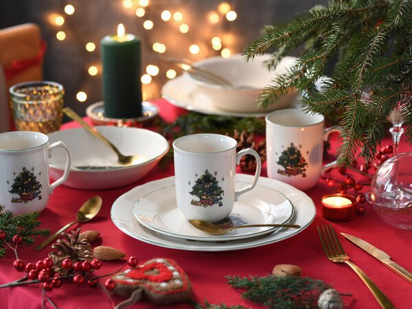KOMBINOVANÝ SERVIS Tannenbaum bunt 16-dielne Creatable - Jedálenské sety, Online Only