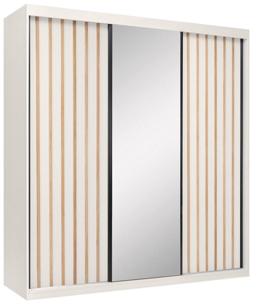 SKRIŇA S POSUVNÝMI DVERAMI, kašmírová, 200/215/59,5 cm P & B - Skrine, Online Only