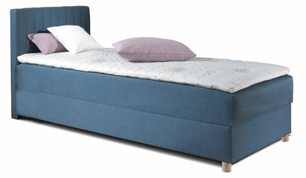 Posteľ boxspring s úložným priestorom NOVO s hlavovým čelom