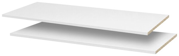 SADA VKLADACÍCH POLÍC, biela, 90/1,6/49 cm P & B - Skrine, Online Only