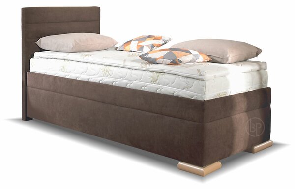Posteľ boxspring s hlavovým čelom VENETO, s úložným priestorom