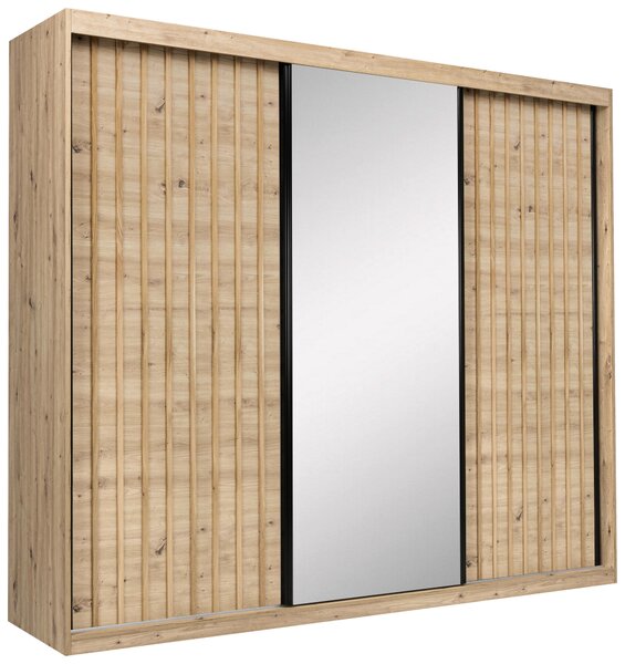SKRIŇA S POSUVNÝMI DVERAMI, dub artisan, 250/215/59,5 cm P & B - Skrine, Online Only
