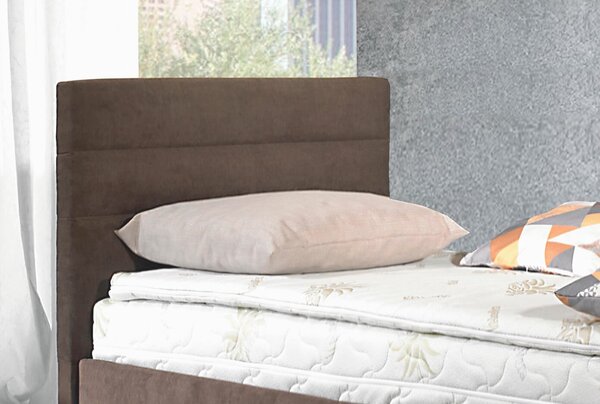 Posteľ boxspring s hlavovým čelom VENETO, s úložným priestorom