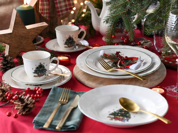 KOMBINOVANÝ SERVIS Tannenbaum bunt 30-dielne Creatable - Jedálenské sety, Online Only