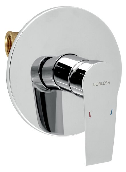 Novaservis Nobless Heda, sprchová podomietková batéria, chrómová, 40050,0