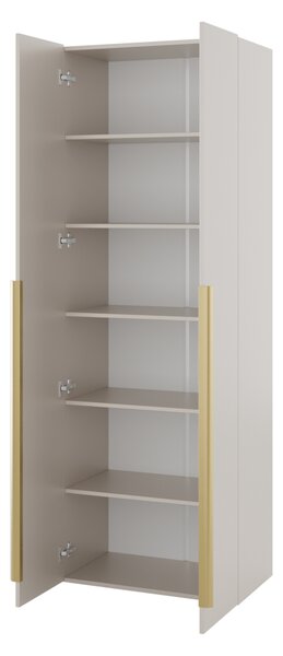 Mirjan24 Dvojdverová šatníková skriňa Lotsi 2D, Farby: orech warmia 5903211530173