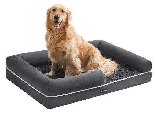 SONGMICS Pelech pre psov Dustin 106 cm XL sivý