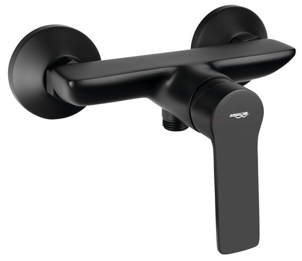 Aqualine Aqualine, SINTRA nástenná sprchová batéria, čierna mat, SX011B
