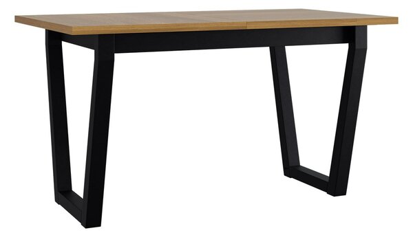 Mirjan24 Rozkladací stôl Elarno 80 x 140/180 II, Morenie: dub artisan L, Farby nožičiek: čierne kovové 5903211234699