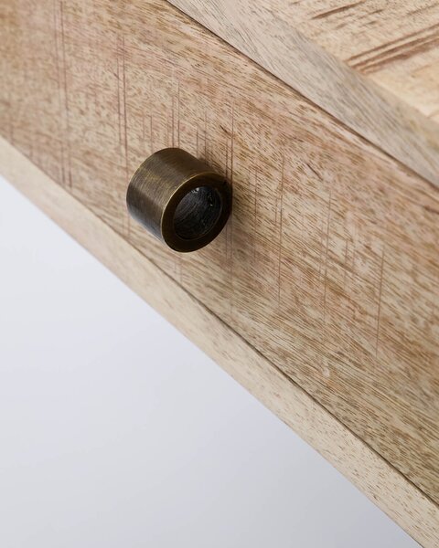 MUZZA Bočný odkladací stolík sideb 35 x 25 cm prírodný