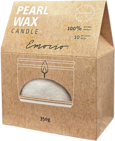 Emocio Pearl wax White Sviečka 350 g