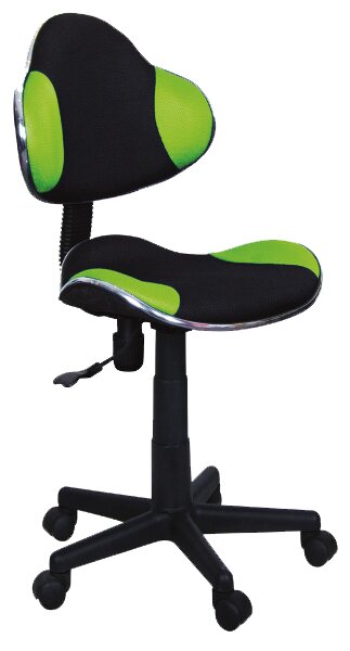 Signal Kancelárska stolička Q-G2 čierna/zelená