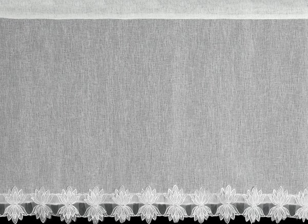 KRÁTKA ZÁCLONA NA PÁSKE SOPHIA 150X60 CM BIELA