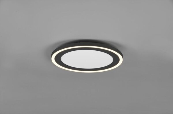 TRIO Reality R67223332 CARUS stropné svietidlo SMD LED D330mm 16W/2300lm 8,5W/1300lm 3000K čierna matná, biela