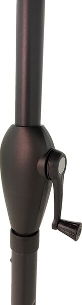 Doppler CITY záhradný slnečník 300 cm antracit Doppler