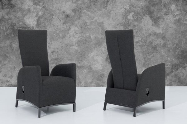 Doppler PARIS LIKA-TEX® polohovacie záhradné kreslo antracit Doppler