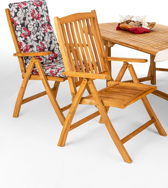 Doppler TAMAN DORSET FSC® teak polohovacie záhradné kreslo Doppler