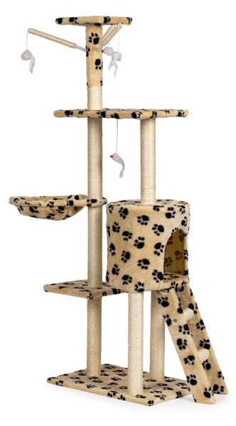 Škrabadlo pre mačku, domček, pelech 138 cm XL