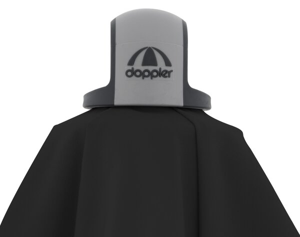 Doppler EXPERT záhradný slnečník 220 x 140 cm čierny Doppler