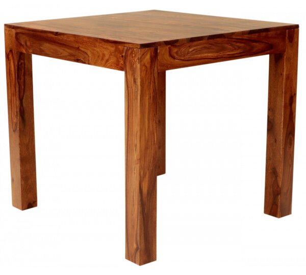 Jedálenský stôl Gani 80x80 z indického masívu palisander
