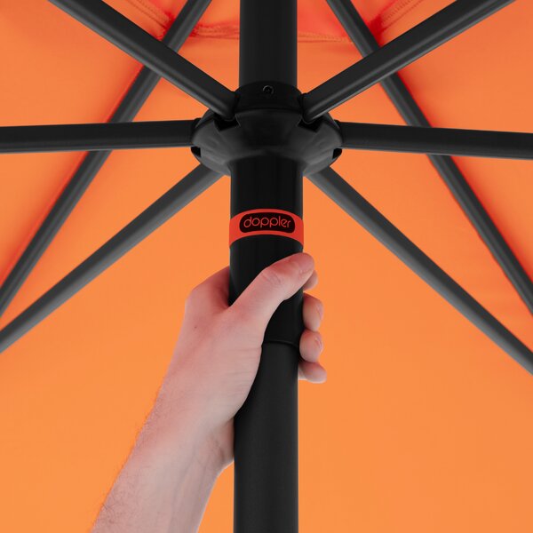 Doppler myZone Push Up záhradný slnečník 300 cm oranžová Doppler