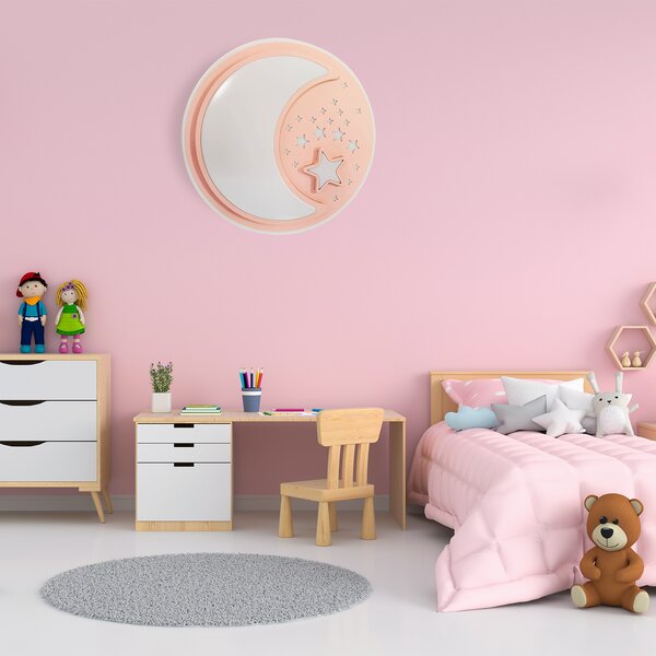 Detské stropné LED svietidlo Note, 1x LED 45w, 3000-6000k, p, s ovládačom
