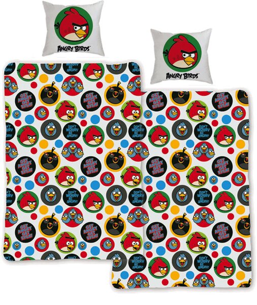 Halantex Obliečky Angry Birds Get bavlna 140/200, 70/80 cm