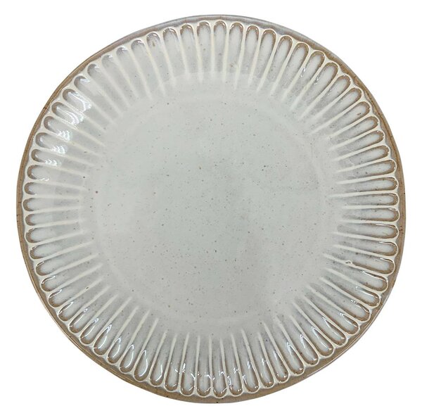 Keramický dezertný tanier Grau, (fi) 21 cm, sivá
