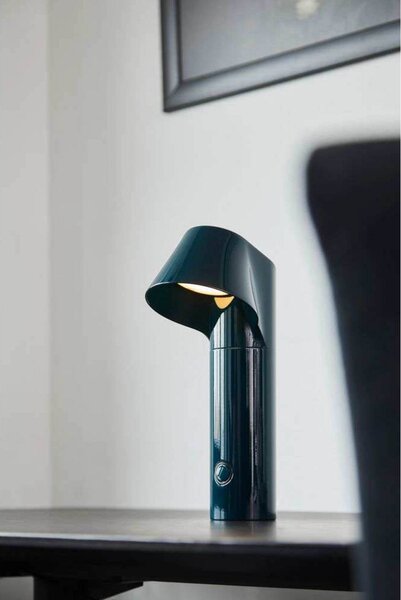 LOOM DESIGN LED stolová lampa Willow, zelená, hliník, IP54, Zelená, Hliník, Moderný, Stojacie svietidlo
