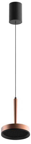 LOOM DESIGN LED závesné svietidlo Nyx P1, bronzová, hliník, Hnedá / staromosadz, Obývacia izba / jedáleň, Hliník, Moderný, Závesné svietidlo