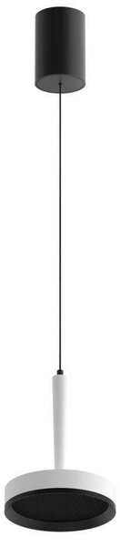 LOOM DESIGN LED závesné svietidlo Nyx P1, biele, hliník, Biela / opálová, Obývacia izba / jedáleň, Hliník, Moderný, Závesné svietidlo