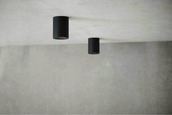 LOOM DESIGN stropné LED svetlo Nyx, čierne, IP54, Čierna, Kúpeľňa, Hliník, Moderný, Závesné svietidlo
