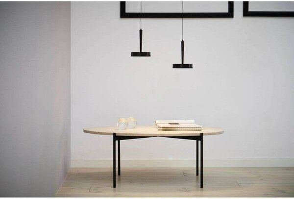 LOOM DESIGN LED závesné svietidlo Nyx P1, čierne, hliník, Čierna, Obývacia izba / jedáleň, Hliník, Moderný, Závesné svietidlo
