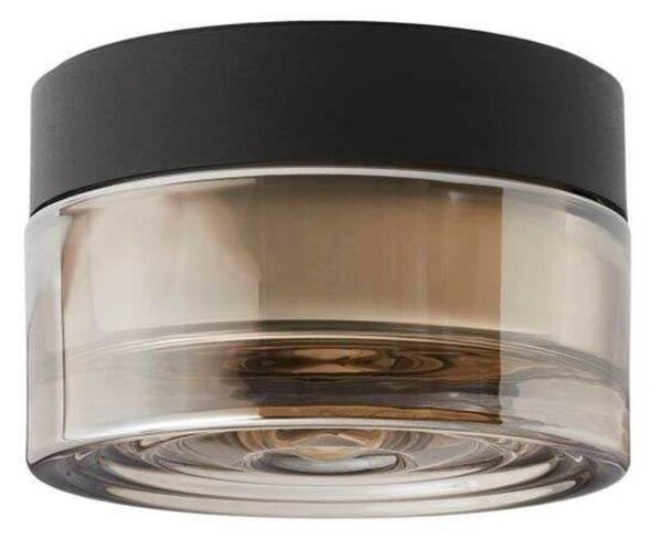 LOOM DESIGN stropné LED svetlo Otto Wave, sivá, IP65, Hliník / sivá / zinok, Sklo, Moderný, Závesné svietidlo