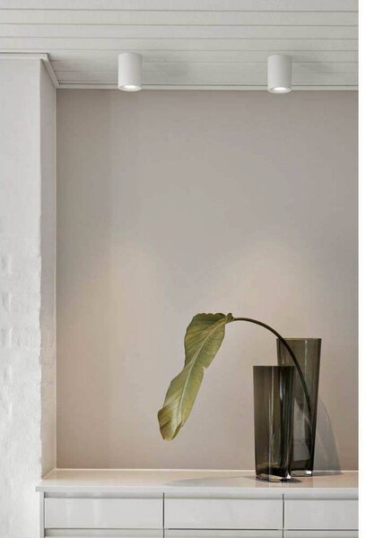 LOOM DESIGN stropné LED svetlo Nyx, biele, IP54, Biela / opálová, Kúpeľňa, Hliník, Moderný, Závesné svietidlo