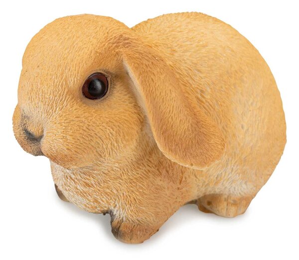 Záhradná figúrka z polyresinu Bunny, 16 cm, hnedá