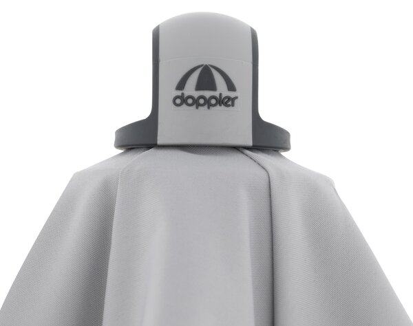 Doppler EXPERT záhradný slnečník 220 x 140 cm svetlosivá Doppler
