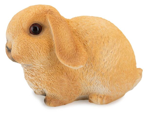 Záhradná figúrka z polyresinu Bunny, 16 cm, hnedá