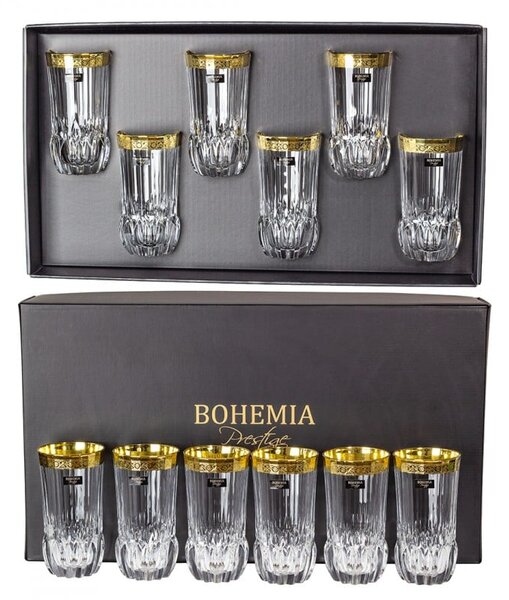 BOHEMIA PRESTIGE MIRADOR POHÁR NA VODU 400ML SADA 6 KS